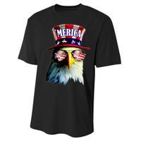 Merica USA Eagle Performance Sprint T-Shirt