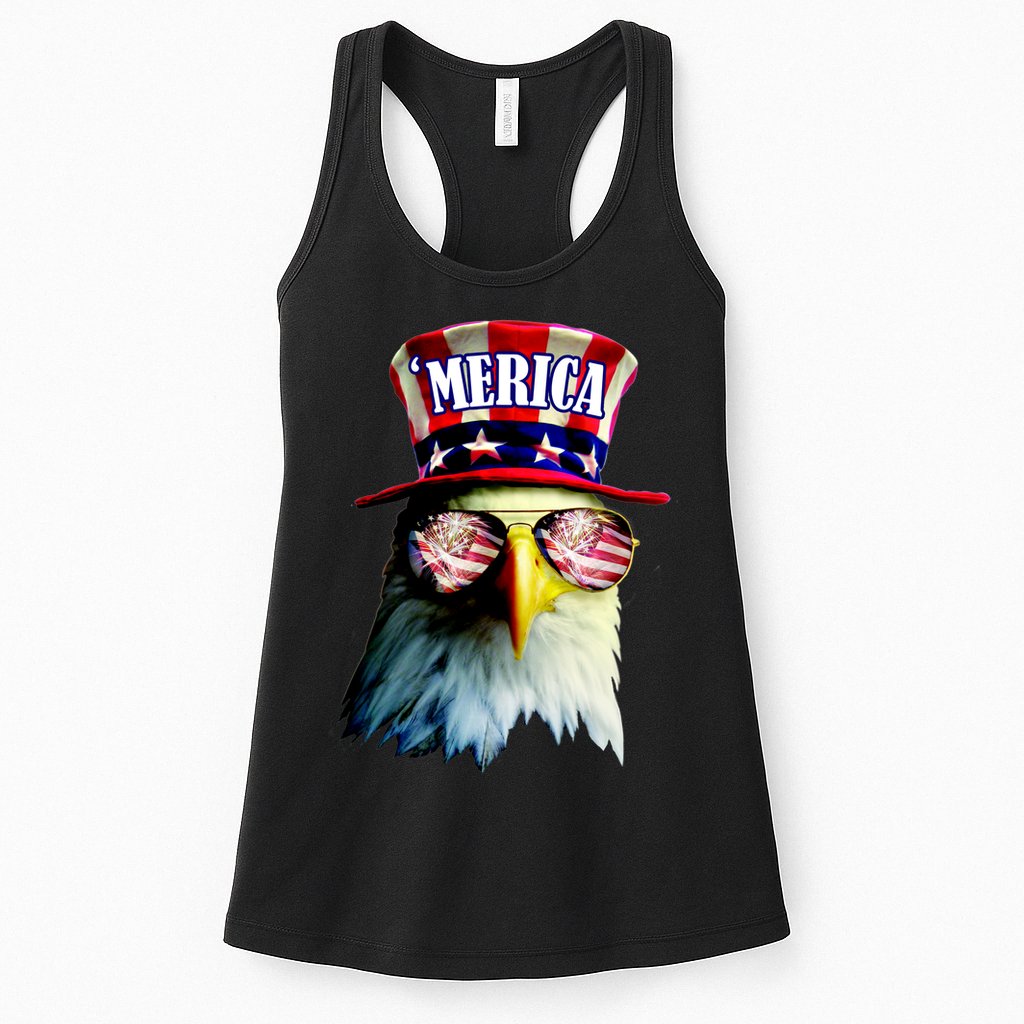 Merica USA Eagle Womens Tank Top