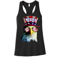 Merica USA Eagle Women's Racerback Tank