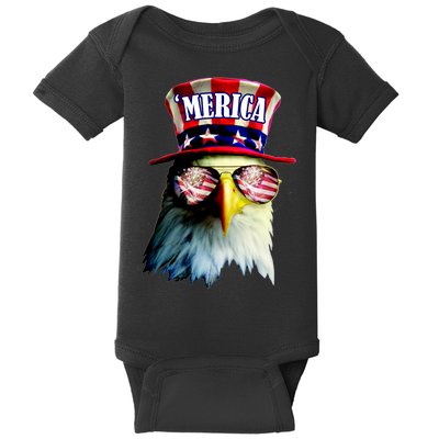 Merica USA Eagle Baby Bodysuit