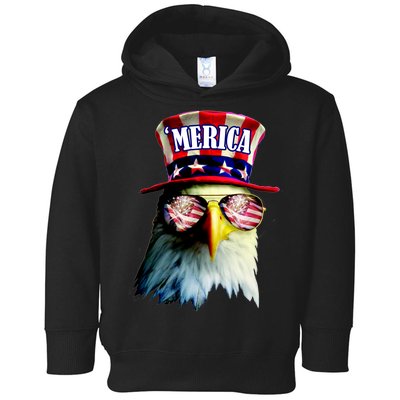 Merica USA Eagle Toddler Hoodie