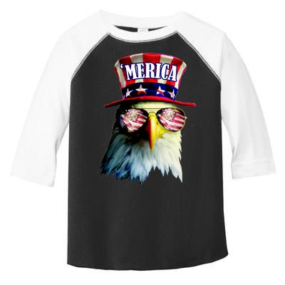 Merica USA Eagle Toddler Fine Jersey T-Shirt