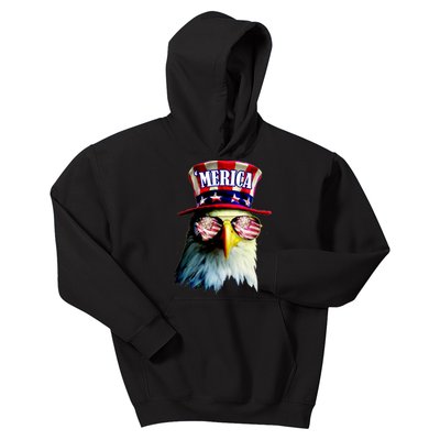 Merica USA Eagle Kids Hoodie