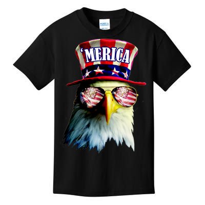 Merica USA Eagle Kids T-Shirt