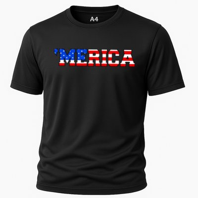 Merica USA Logo Performance Shirt