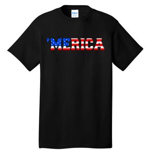 Merica USA Logo Tall T-Shirt