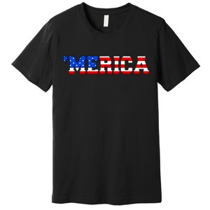 Merica USA Logo Premium T-Shirt