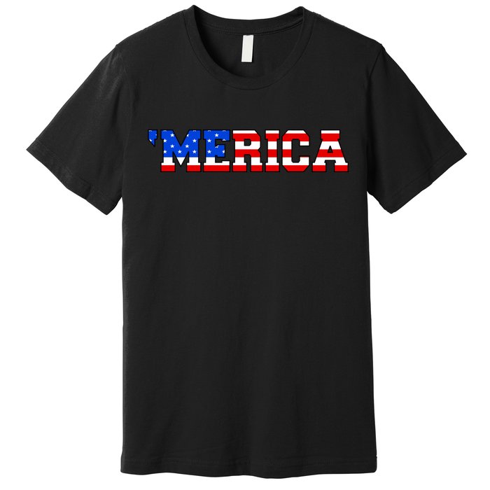 Merica USA Logo Premium T-Shirt