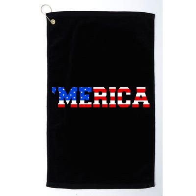 Merica USA Logo Golf Towel