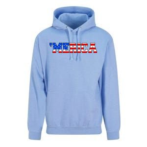 Merica USA Logo Unisex Surf Hoodie