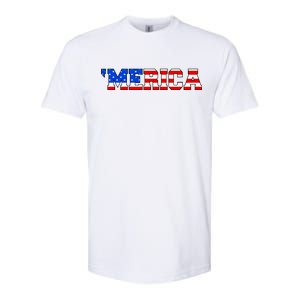 Merica USA Logo Softstyle CVC T-Shirt