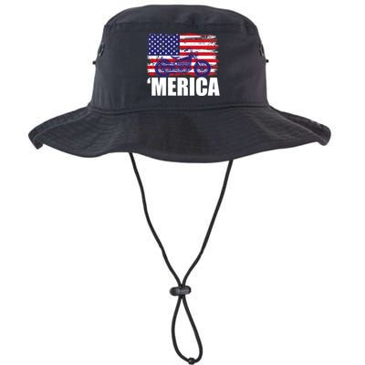 Merica USA Motorcycle  Legacy Cool Fit Booney Bucket Hat