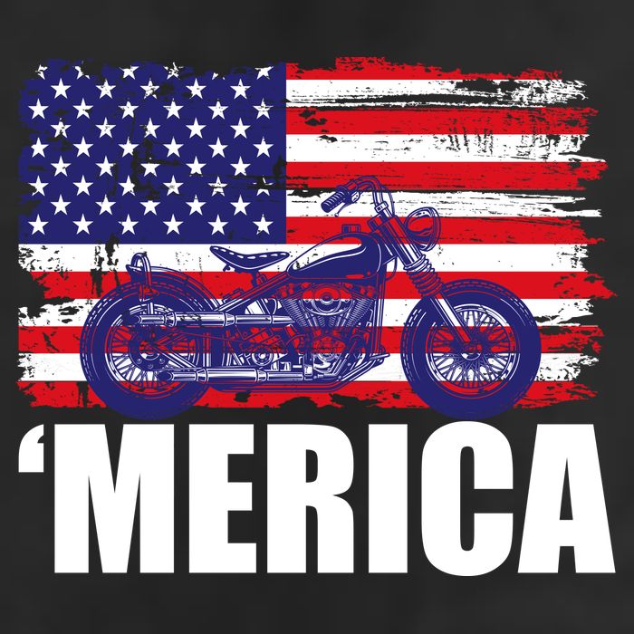 Merica USA Motorcycle  11oz C Handle Ceramic Mug