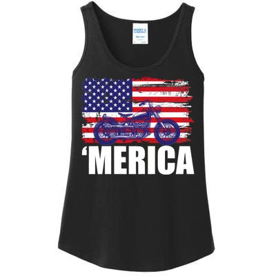 Merica USA Motorcycle  Ladies Essential Tank