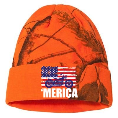 Merica USA Motorcycle  Kati Licensed 12" Camo Beanie