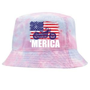 Merica USA Motorcycle  Tie-Dyed Bucket Hat