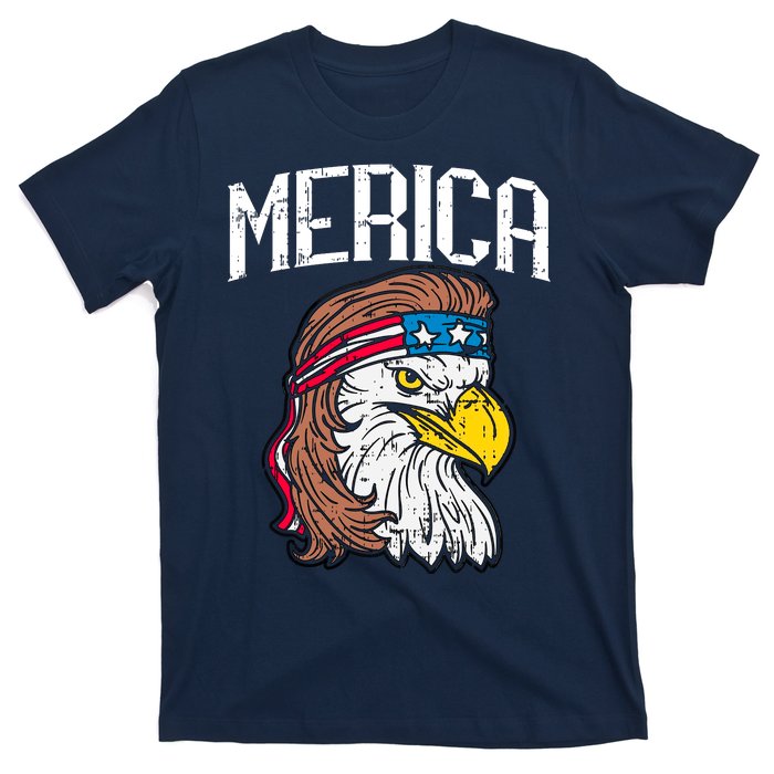 Merica Vintage Patriotic Bald Eagle T-Shirt