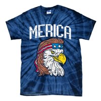 Merica Vintage Patriotic Bald Eagle Tie-Dye T-Shirt