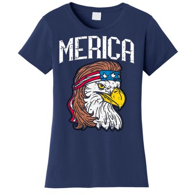 Merica Vintage Patriotic Bald Eagle Women's T-Shirt