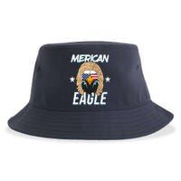 Merican Eagle Sustainable Bucket Hat