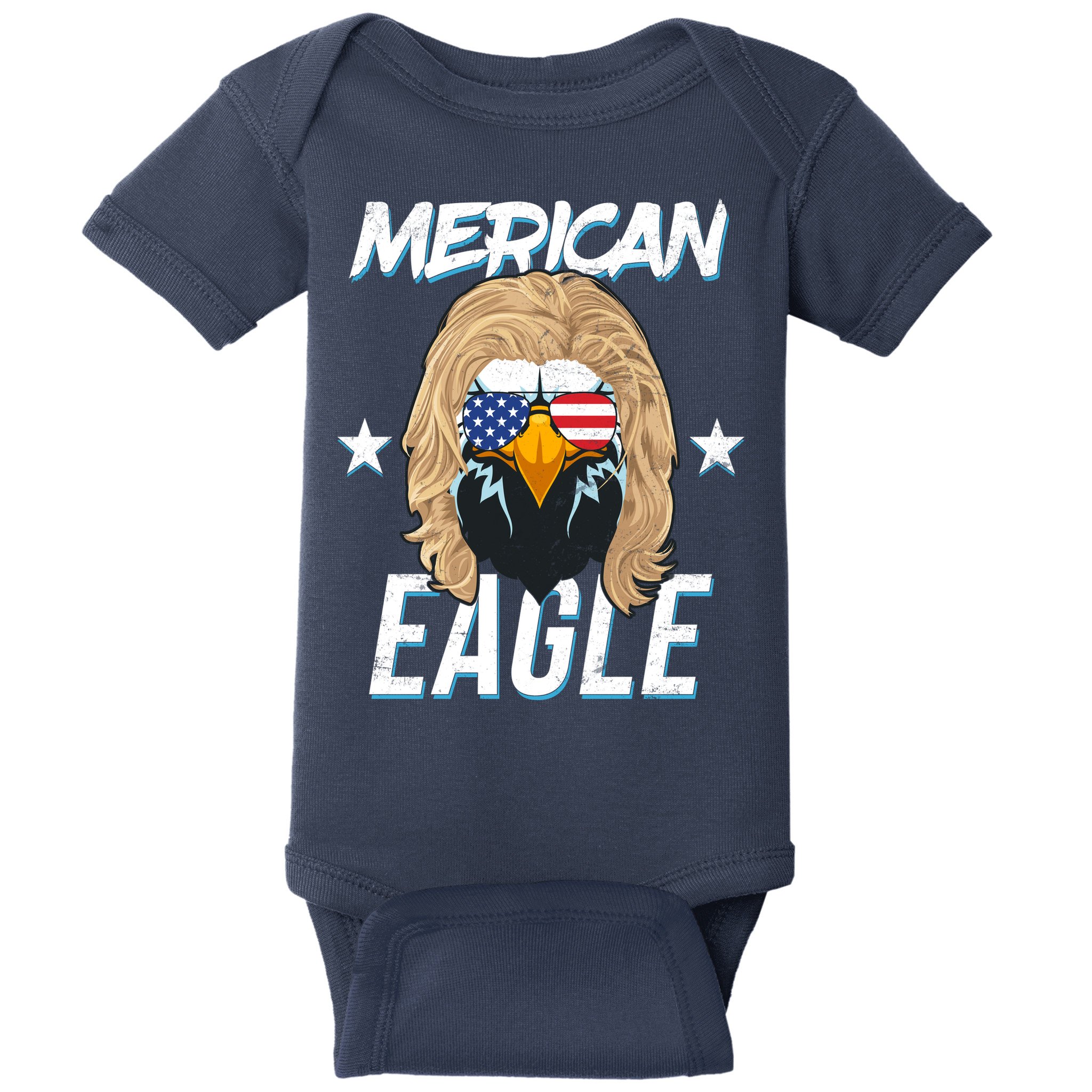 Merican Eagle Baby Bodysuit