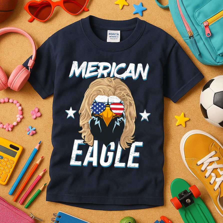 Merican Eagle Kids T-Shirt