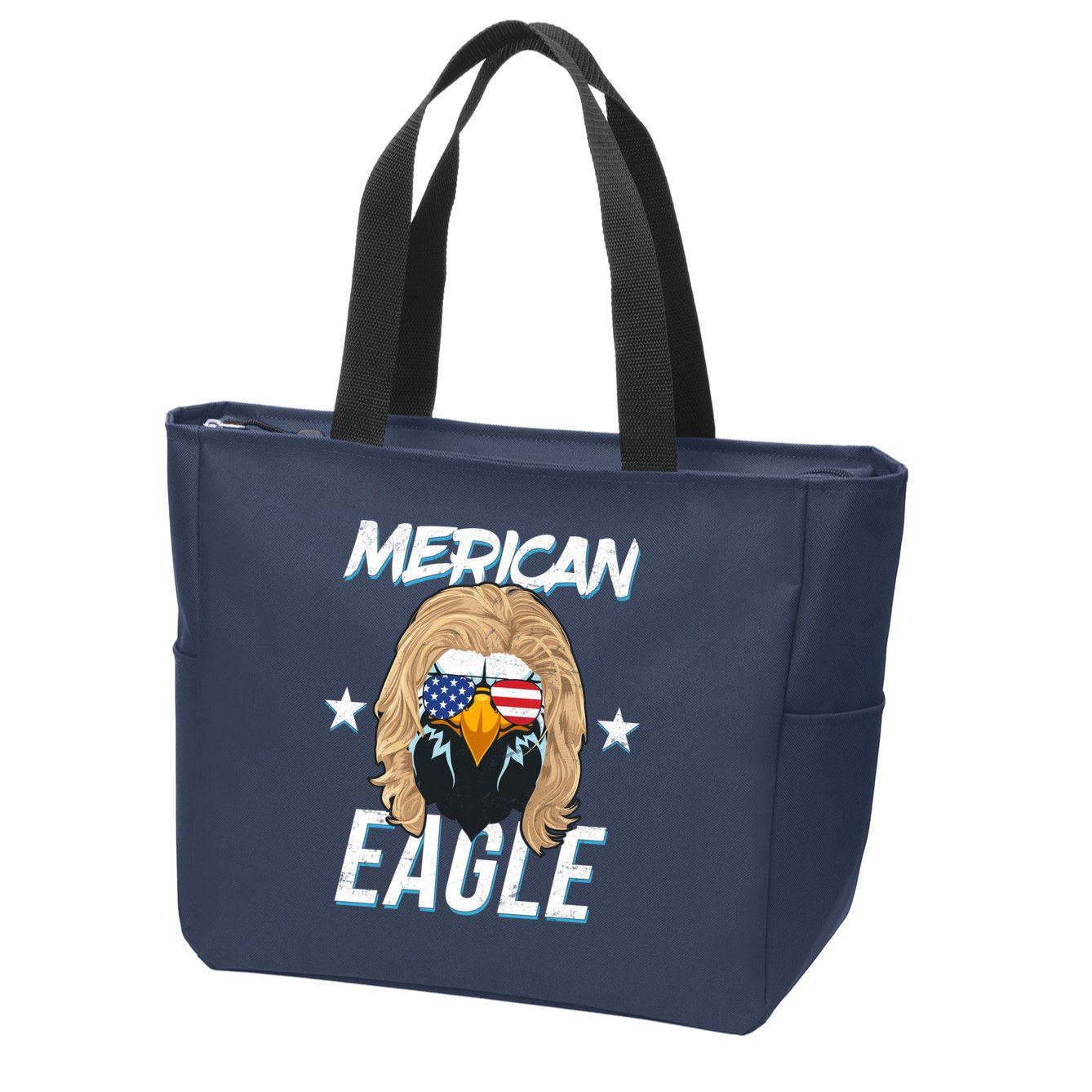Merican Eagle Zip Tote Bag