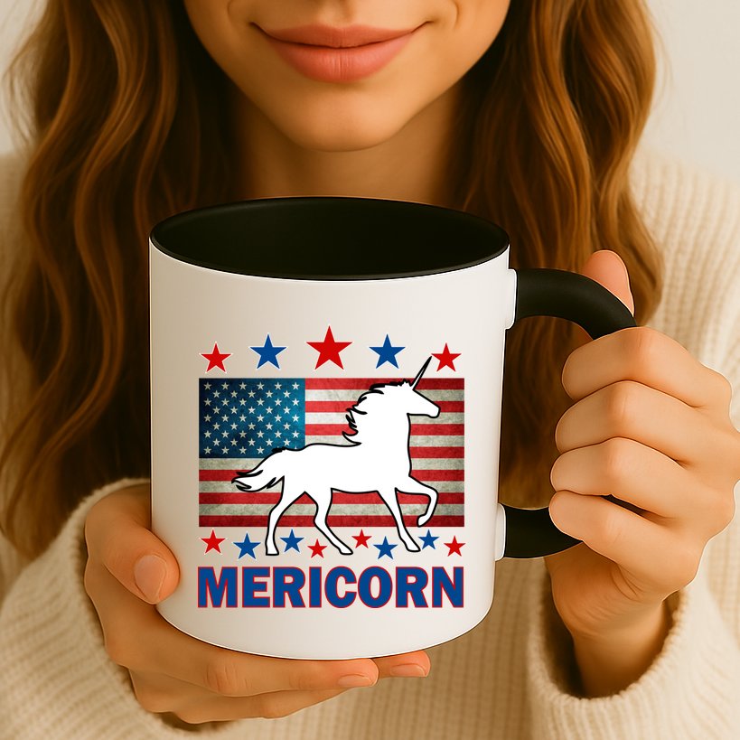 Mericorn American Unircorn Mug