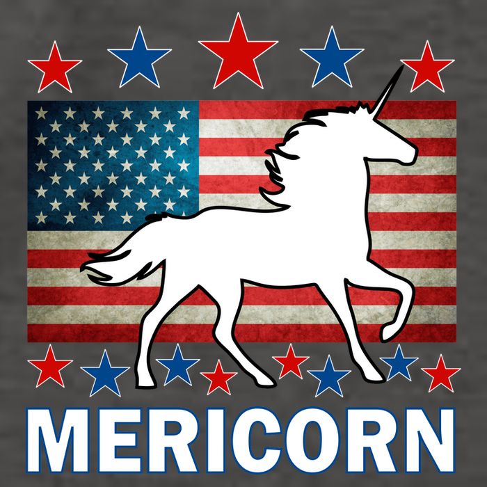 Mericorn American Unircorn Vector Backpack