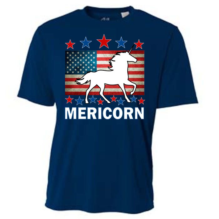 Mericorn American Unircorn Cooling Performance Crew T-Shirt