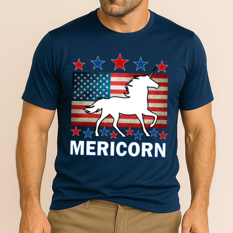 Mericorn American Unircorn Performance Shirt