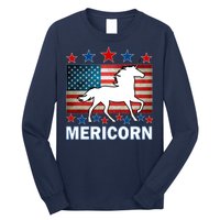 Mericorn American Unircorn Long Sleeve Shirt