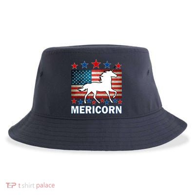 Mericorn American Unircorn Sustainable Bucket Hat