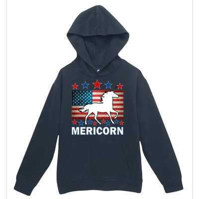 Mericorn American Unircorn Urban Pullover Hoodie