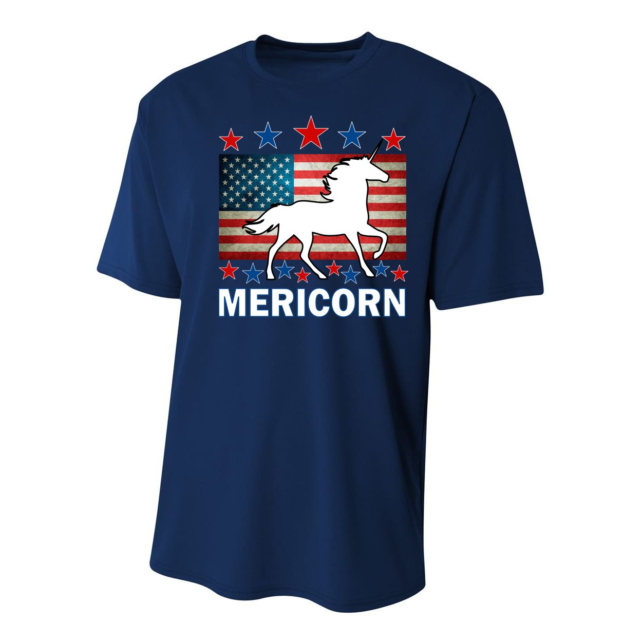 Mericorn American Unircorn Youth Performance Sprint T-Shirt