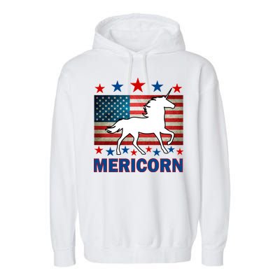 Mericorn American Unircorn Garment-Dyed Fleece Hoodie