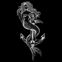 Mermaid Anchor Cooling Performance Crew T-Shirt