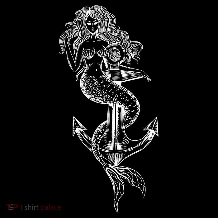 Mermaid Anchor Flatbill Hat