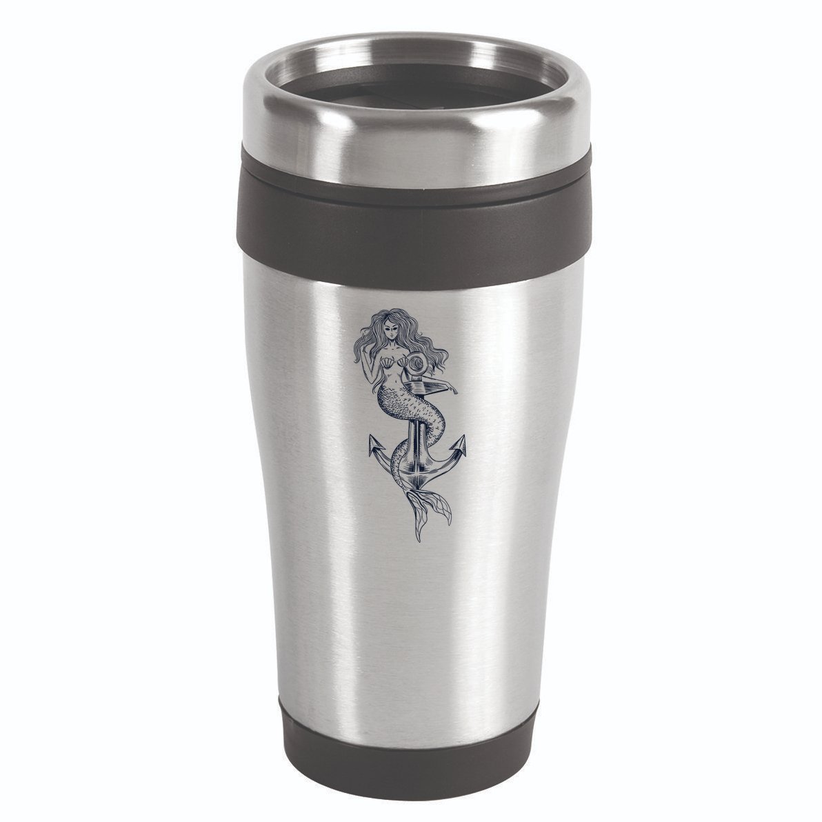 Mermaid Anchor 16oz Travel Tumbler