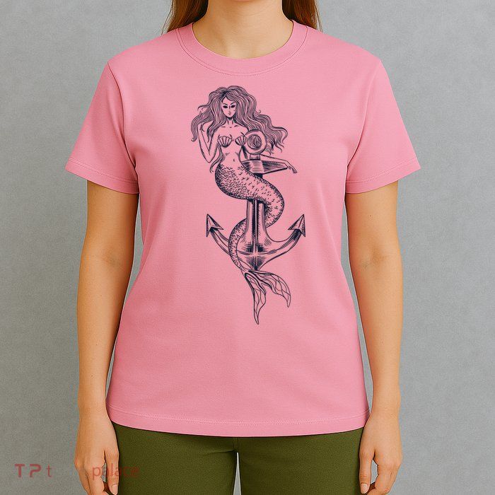 Mermaid Anchor T-Shirt
