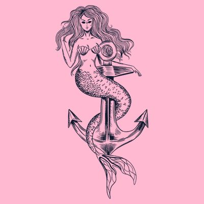 Mermaid Anchor T-Shirt
