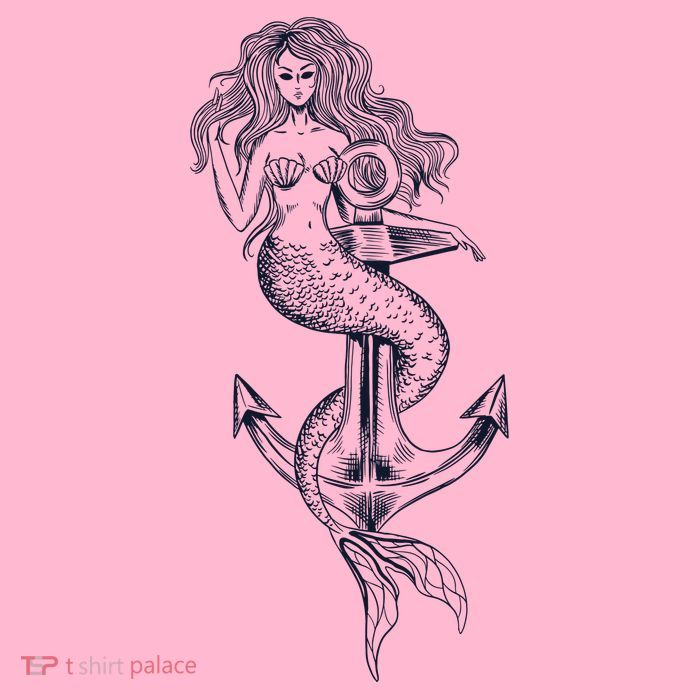 Mermaid Anchor T-Shirt