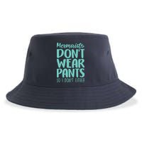 Mermaid Don't Wear Pants Sustainable Bucket Hat