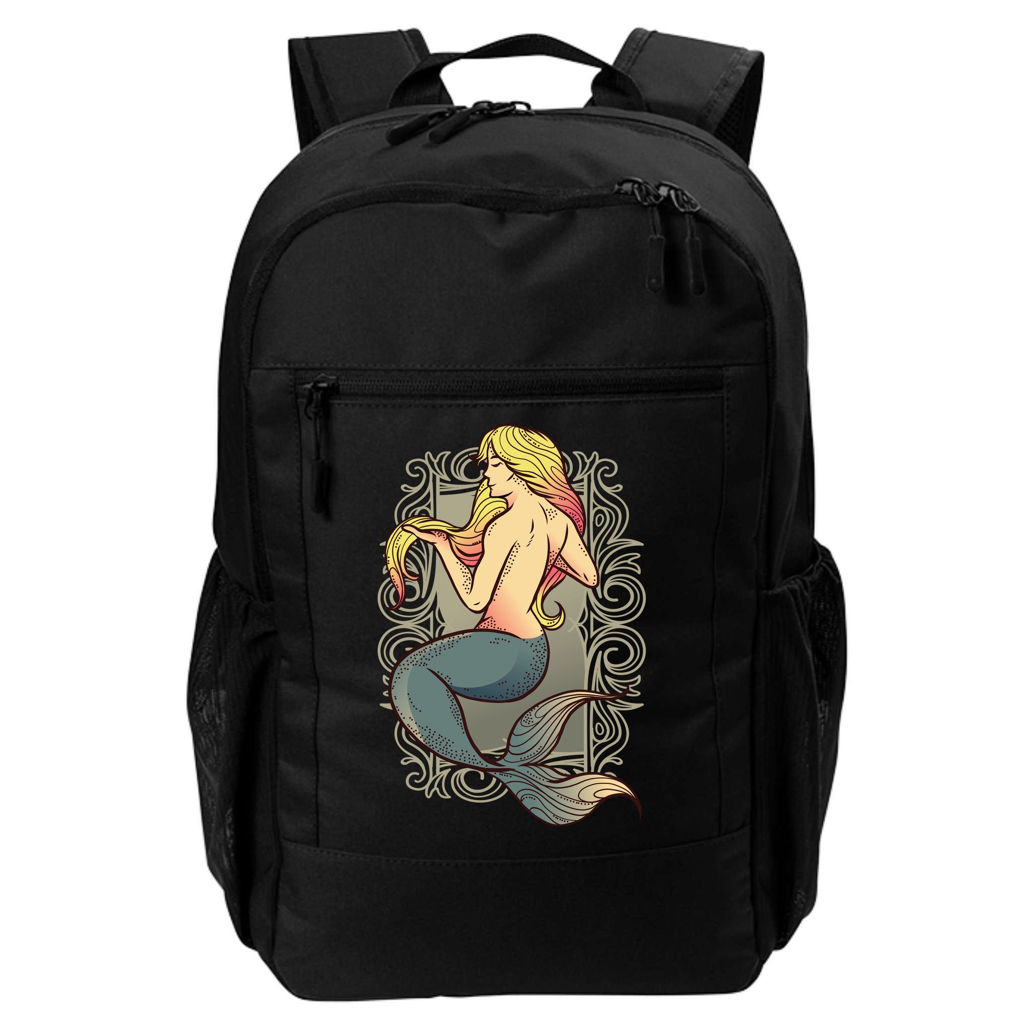 Mermaid Illustration Backpack