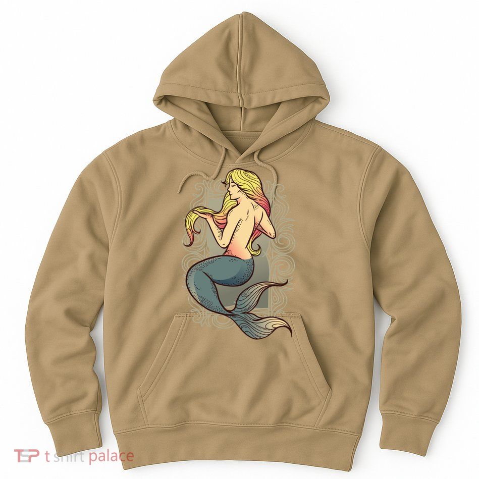 Mermaid Illustration Hoodie