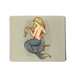 Mermaid Illustration Mousepad