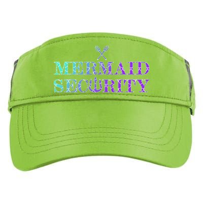 Mermaid Security Funny Adult Drive Performance Visor