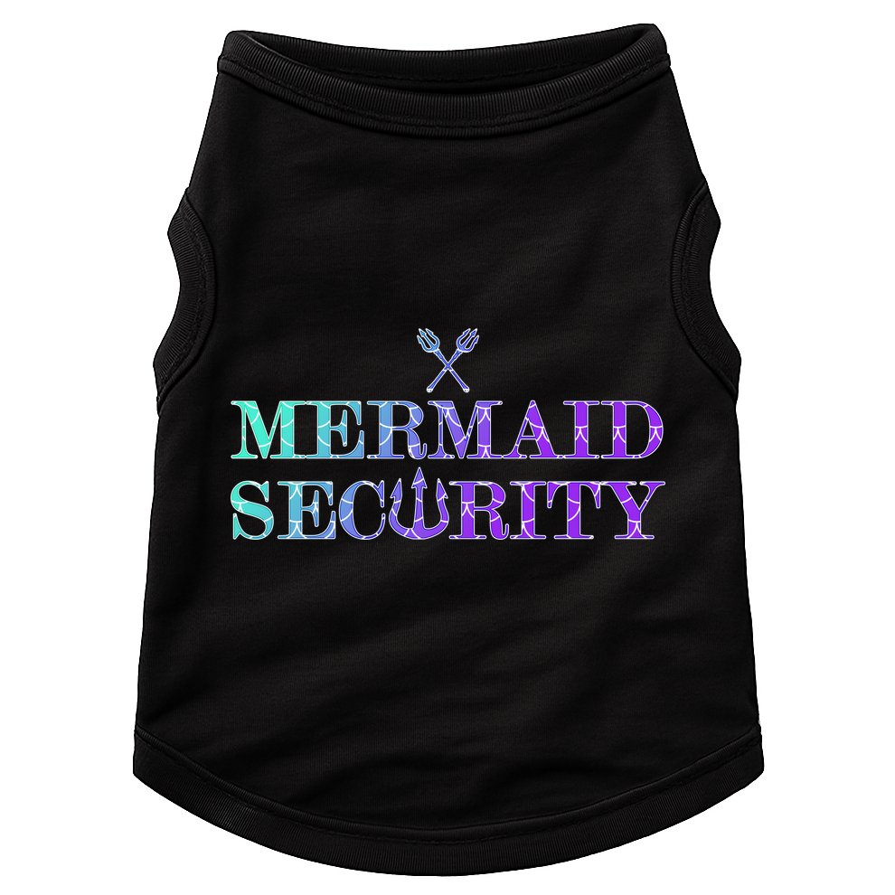 Mermaid Security Funny Doggie Tank