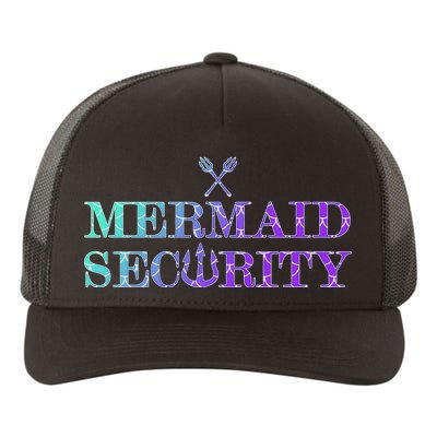 Mermaid Security Funny Yupoong Adult 5-Panel Trucker Hat