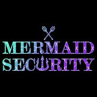 Mermaid Security Funny Cooling Performance Crew T-Shirt